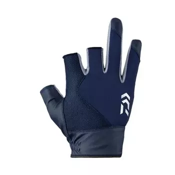 Перчатки Cool Gloves 3 Cut Navy L [Daiwa] DG-3023