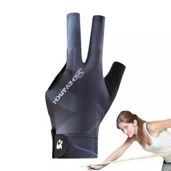 Перчатки для бассейна Бильярдные нескользящие дышащие женские перчатки для бассейна Мягкие и легкие аксессуары для бильярдного стола для женщин, мужчин, подростков