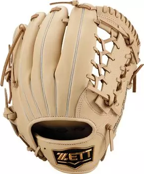 Перчатки для бейсбола и софтбола ZETT Youth, мягкие, для броска левой руки, пастельно-коричневые, размер L BJGB74440 (Перчатка) Всесторонний (3200) Размер