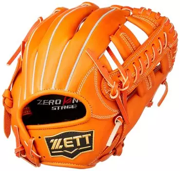 Перчатки для бейсбола и софтбола ZETT Youth Zero One Stage Right Pitch оранжевые M BJGB71320 (Перчатка) Всесторонний (5600) Размер оранжевый