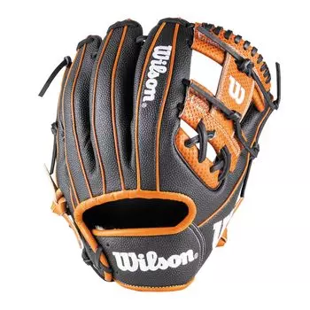 Перчатки для бейсбола Wilson общего назначения Wannabe Hero DUAL Hero для игроков в полевые игры, большой палец, мизинец, оригинальный тип WBW102425, медная нержавеющая сталь (Перчатка) (Подражатель Двойной)