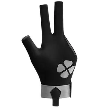 Перчатки для бильярда A# Перчатки с тремя пальцами Противоскользящие перчатки для левой руки (Серый L)