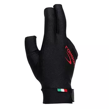 Перчатки для бильярда LONGONI Black Fire для левшей/правшей (S)