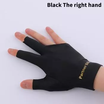 Перчатки для бильярда с тремя пальцами, противоскользящие перчатки для бильярдного кия, перчатки для левой и правой руки унисекс as the picture