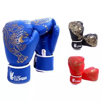 Перчатки для бокса, Муай Тай, Кикбоксинга, ММА, перчатки для боевых искусств, для взрослых, детей, мужчин и женщин, унисекс, из искусственной кожи, спортивные 8 унций 10 унций 10 oz красный