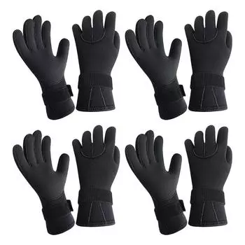Перчатки для дайвинга, гидрокостюм для серфинга, перчатки из неопрена, 3 мм, термостойкие, противоскользящие, гибкие, для подводной охоты, плавания, рафтинга, гребли на байдарках M