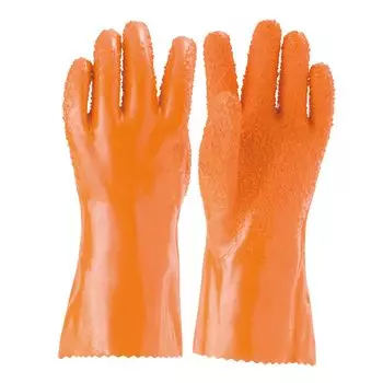 Перчатки для деликатного пилинга Mukki для чистки овощей, для приготовления пищи, соответствующие Закону о санитарии пищевых продуктов, пилинговые перчатки, бугристые, экономящие время, FIN-1142 оранжевый