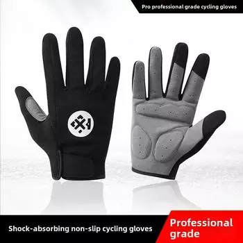 Перчатки для езды на велосипеде на открытом воздухе женские дорожные велосипедные спортивные тонкие дышащие сенсорные экраны мотоциклетное оборудование M чёрный