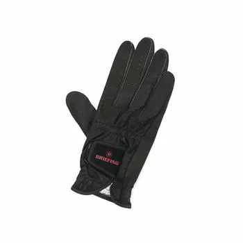 Перчатки для гольфа BRIEFING МУЖСКИЕ ИЗ ПРЕМИУМ-КОЖИ для правой руки BRG201A17 Размер 23 [BRIEFING] ПЕРЧАТКИ-L Черные/010 чёрный