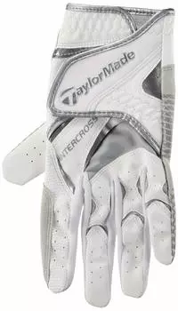 Перчатки для гольфа CCN46 Япония 21-го размера [TaylorMade Golf] Мужские/Гольф Белый/Серебристый (эквивалент S)