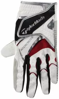 Перчатки для гольфа CCN46 Япония 24-го размера [TaylorMade Golf] мужские/гольф белые/красные (эквивалент L)