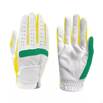 Перчатки для гольфа для левой и правой руки Нескользящие рукавицы Активный отдых на природе M Size Blue