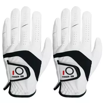 Перчатки для гольфа из натуральной овечьей кожи, всепогодные, перчатки для гольфа на левую руку, мягкие и удобные, непромокаемые, размер 22, 23, 24, 25, 26, 27 см, 2 шт., для левой руки, мужские (24,