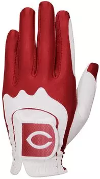 Перчатки для гольфа LEZAX Hiroshima Toyo Carp для левой руки, белые HCGL-4609