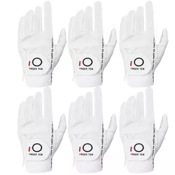 Перчатки для гольфа Right Left All Golf Fiber Sweat 6 шт. Серые 23 для левых мужчин, перчатки для рук, для рук, непогода, нескользящие, мягкие, ткань, подходят, на липучке, профилактика, белый