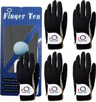 Перчатки для гольфа Синтетическая кожа Ткань Сетчатый материал Мягкий Дышащий Быстросохнущий Износостойкий Моющийся На липучке Многофункциональный Всепогодный Разрывной