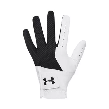 Перчатки для гольфа UA Medal LSMC [Under Armor] черные/белые/черные