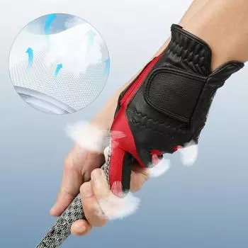 Перчатки для гольфа Yousheng из искусственной кожи, нескользящие, для левой руки, перчатка для гольфа с хорошим сцеплением, аксессуар для гольфа для мужчин и женщин 22