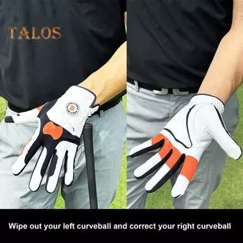 Перчатки для гольфа женские мужские левые перчатки для гольфа с нескользящей рукояткой дышащие перчатки для гольфистов улучшающие точность контроля Mens XL