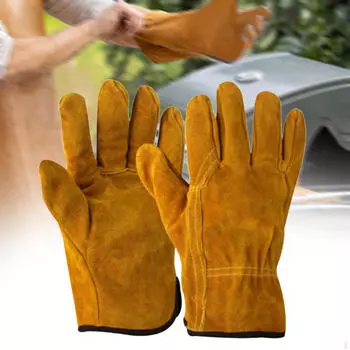 Перчатки для гриля Кемпинговые перчатки, многофункциональная двухслойная портативная теплоизоляционная печь