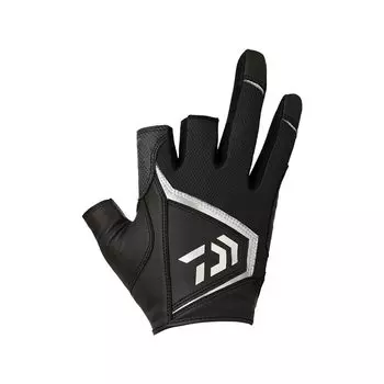 Перчатки для игры в соляную игру DAIWA Salt Game 3 Cut, черные 2XL DG-7222