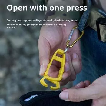 Перчатки для кемпинга с карабином, прочные, многофункциональные, без помощи рук, рабочие перчатки для кемпинга и пешего туризма королевский синий