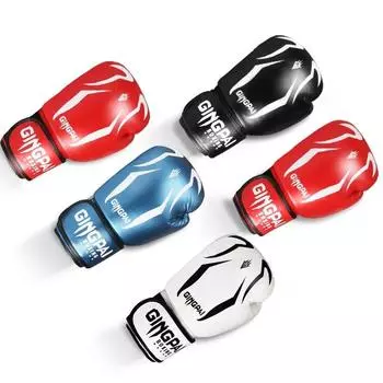 Перчатки для кикбоксинга для взрослых мужчин и женщин, PU, каратэ, муай-тай, фитнес, боксерская груша, бесплатная борьба, ММА, санда, обучение, взрослые, детское снаряжение 8oz белый