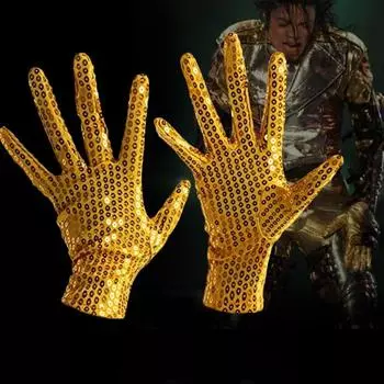 Перчатки для косплея, перчатки для вечеринок, перчатки для танцев, детские перчатки, женские перчатки, перчатки с блестками, блестящие варежки black-Kids