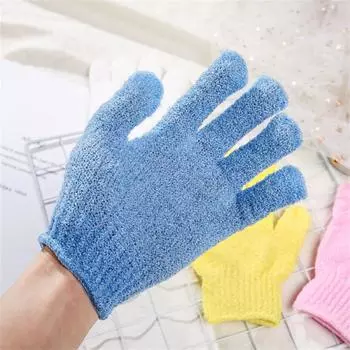 Перчатки для купания Five Fingers, бытовые полотенца для душа, скраб для тела, детские принадлежности для дома, эластичные салфетки для спины, перчатки для купания и чистки