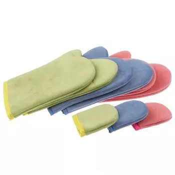 Перчатки для макияжа с масляным покрытием Перчатки для защиты от солнца Перчатки с защитой от солнца Перчатки с флокированием 7.5*6.5*1cm розовый