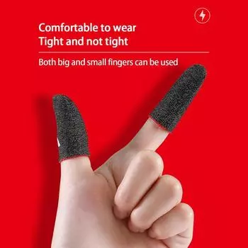 Перчатки для мобильных игр PUBG Gamer, устойчивые к поту, противоскользящие, для сенсорного экрана, дышащие, игровые, напальчники