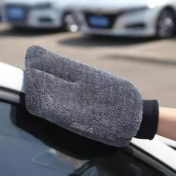 Перчатки для мытья автомобиля из микрофибры, впитывающие влагу, мягкие, не царапающие перчатки для мытья автомобиля