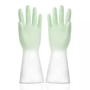 Перчатки для мытья посуды для женщин на кухне, латексная резина, мытье посуды, стирка одежды, резина, работа по дому, уборка, водонепроницаемые, для домашнего использования One Size