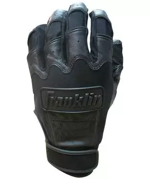 Перчатки для отбивания Franklin, модель High School, совместимые с бейсбольными перчатками High School 20599 Black M, двуручные