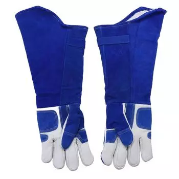 Перчатки для работы с животными, утолщенные, удлиненные, изолированные, с защитой от царапин