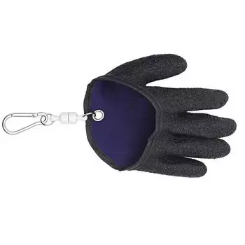 Перчатки для рыбалки для мужчин с отстегивающейся крышкой, устойчивые к проколам перчатки для ловли, обработки, чистки, антитекстурированная ладонь