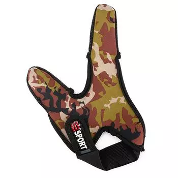 Перчатки для рыбалки с защитой 2 пальцев, дышащие, противоскользящие, противопорезные перчатки для рыбалки чёрный