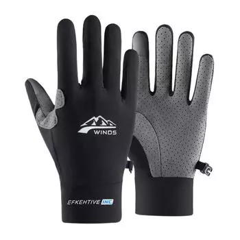 Перчатки для рыбалки, солнцезащитные перчатки, дышащие, нескользящие, защита от ультрафиолета, спортивные мужские и женские велосипедные перчатки из ледяного шелка, бег на открытом воздухе M