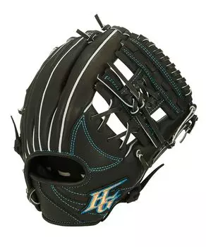 Перчатки для софтбола High Gold серии ROOKIES, черные, левые, для броска справа, размер для 3-5-го класса начальной школы, для мальчиков HI-GOLD, RKG-1312 ML (Целевые студенты) чёрный