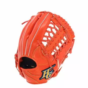 Перчатки для софтбола Rookies Ace Softball Series Right Throw LH Fire Orange HI-GOLD для мальчиков RKG-3001 L~LL (28см) оранжевый