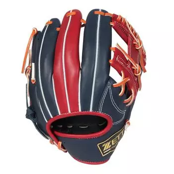 Перчатки для софтбола ZETT, бейсбольные перчатки General 25 Fine Catch PRO Pro All-Round BRGB33766F-2964 (ВМС/FF/Мужской) тёмно-синий