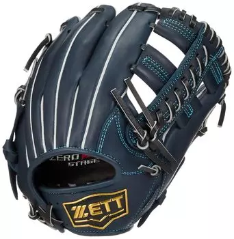 Перчатки для софтбола ZETT Zero One Stage Navy Right Throw BJGB71520S для мальчиков, универсальные (2900) тёмно-синий