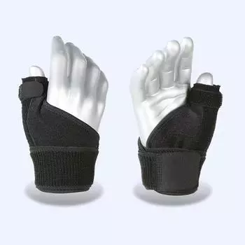 Перчатки для тренажерного зала и фитнеса, поддержка запястья, спортивный браслет, защита для терапии, бодибилдинг без пальцев, развлечения