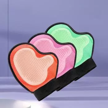 Перчатки для удаления шерсти и массажа для кошек и собак 92610