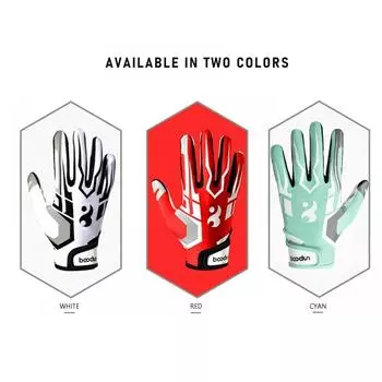 Перчатки для юношеского футбола, детские силиконовые перчатки для детей с суперспособностью клюшки для лучшего игрового опыта L циан