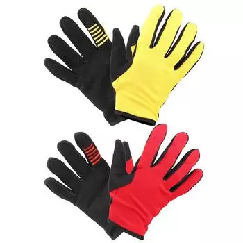 Перчатки для верховой езды унисекс мотоциклетные зима осень весна дышащие перчатки для рук Yellow L