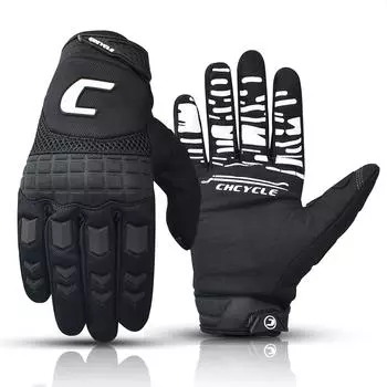 Перчатки для внедорожных мотоциклов, осязаемые Перчатки для горного велосипеда Перчатки для езды на квадроциклах мужские M белый