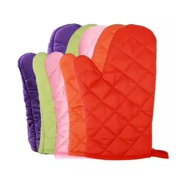 Перчатки для выпечки Aimanwu, устойчивые к высоким температурам, для духовки и микроволновой печи - защита от ожогов single розовый