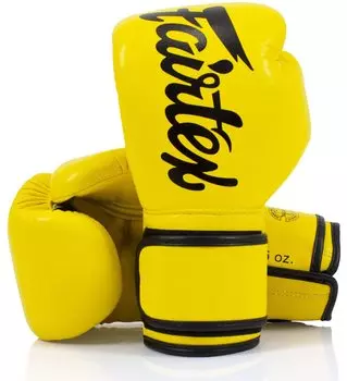 Перчатки Fairtex BGV14 Muay Thai из микрофибры для мужчин, женщин, детей, ММА, перчатки для кикбоксинга, тренировок в спортзале, высшего качества, легкие, амортизирующие жёлтый
