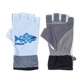 Перчатки FISHMAN Summer 5 без пальцев Синие M GB-202107